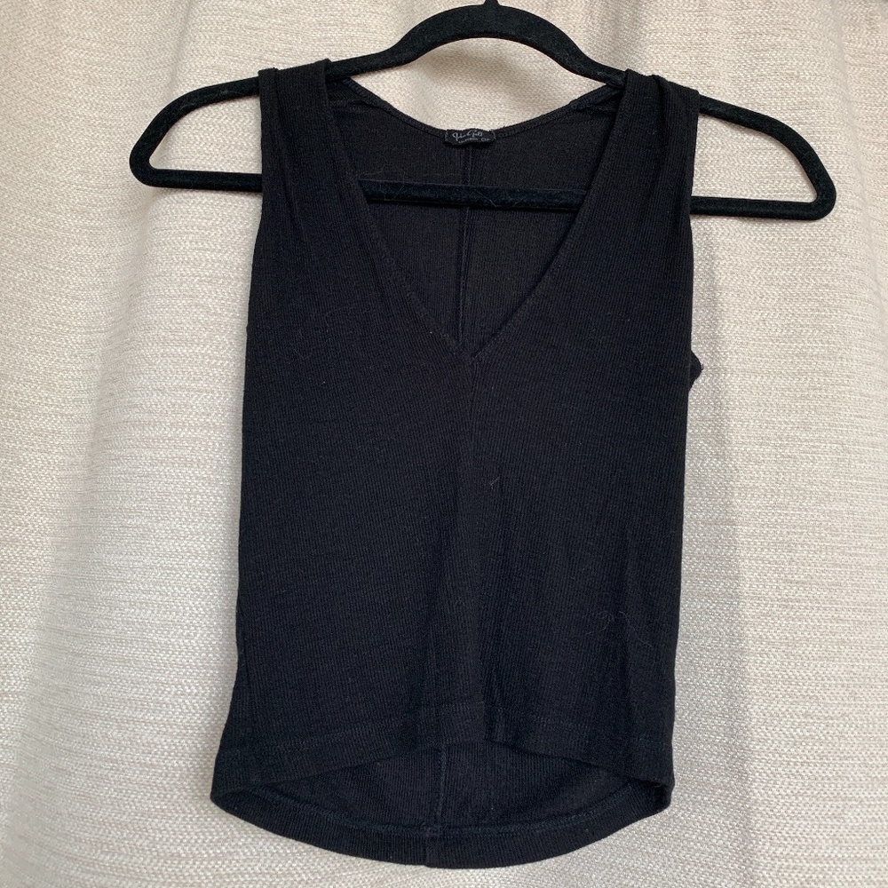Basic Black Slightly Cropped Top